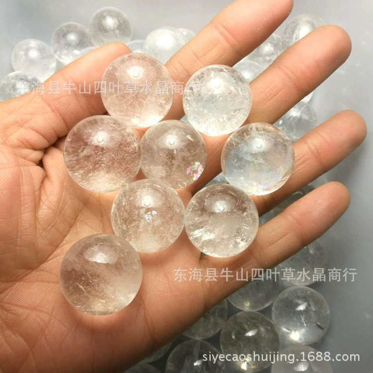 White white crystal, diameter 12-50mm, 50mm, (Cross-border trading)