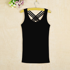 Wholesale Beauty Backless Bralette with Three-Strap Cross-Shoulder Straps Sexy Underwear Top for Women Pure Cotton Outerwear Directly from Factory