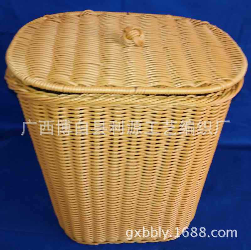 Factory supply imitation rattan Hotel Hotel office home deodorant trash can home school trash can