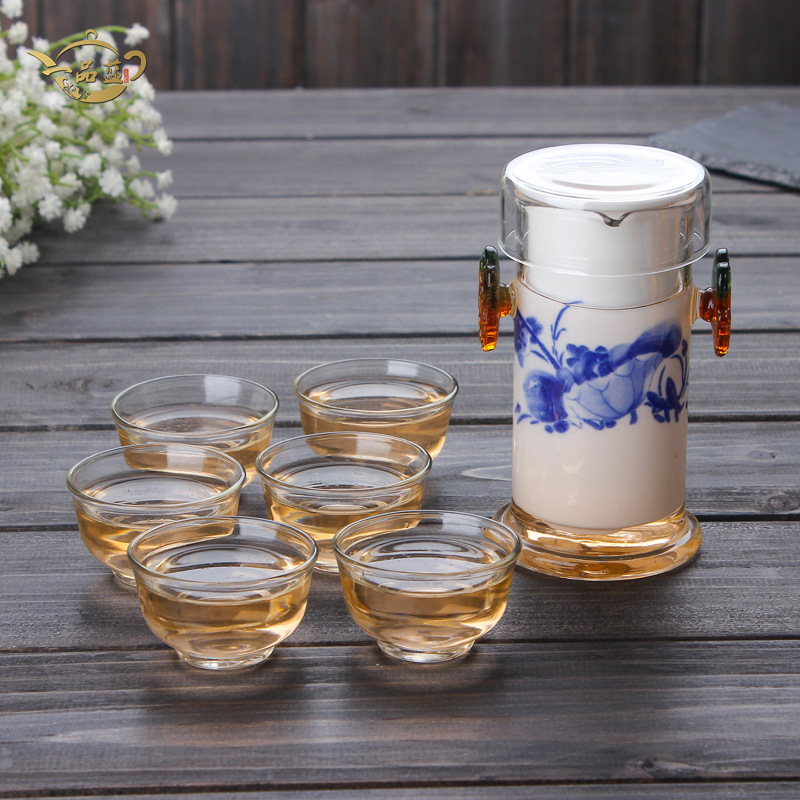 glass teapot