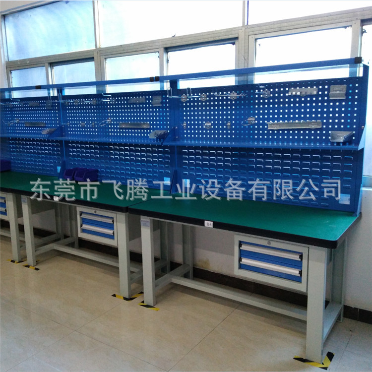 东莞重型工作桌 防静电工作台 挂板操作台 检验检修工作台可定货