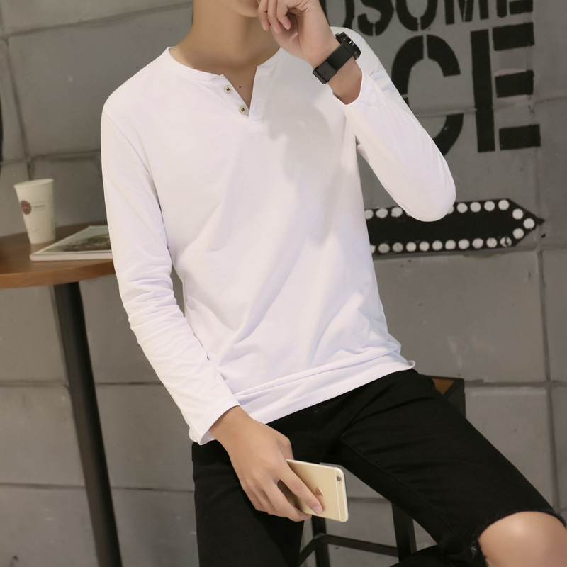 Long-sleeved T-shirt Men's 2023 Autumn New Teen Printed Men's T-shirt Long-sleeved Cotton T-shirt Base Jacket for Men Long-sleeved T-shirt Men's 2023 Autumn New Teen Printed Men's T-shirt Long-sleeved Cotton T-shirt Base Jacket for Men