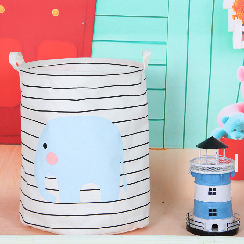 Fabricante de cestas de lavandería ZAKKA tela de algodón y lino artículos diversos de lavandería Cubo de almacenamiento plegable cesta de almacenamiento para el hogar cesta de lavandería