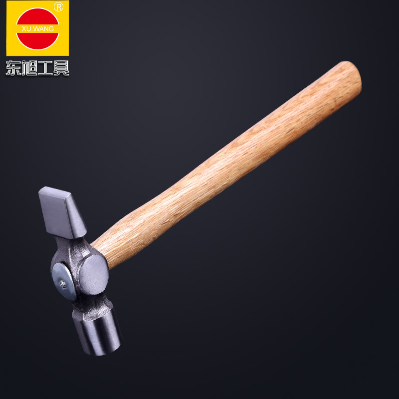 厂家供应多功能安全锤 除锈敲击木柄扁尾锤 地质锤安装小铁锤子