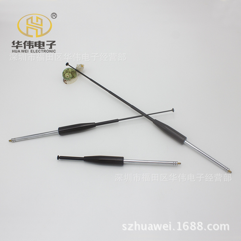 伸缩拉杆子母机天线 外牙橡胶天线 强信号远距离拉杆天线