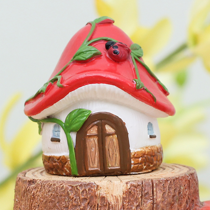 Nanyuan Chuanfang creativo dibujos animados Xiaojia ocio decoración de resina jardinería maceta escena a juego decoración del hogar al por mayor