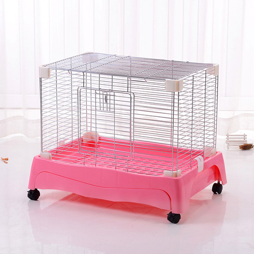 Anti-spray rabbit cage, guinea pig, guinea pig cage, folding cage, chinchilla drawer cage, large rabbit cage