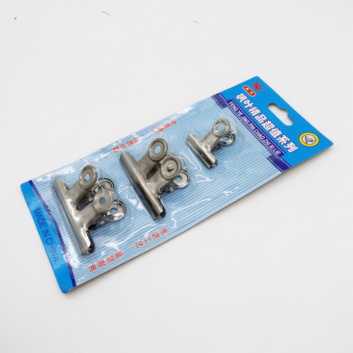 C1641 Tarjeta 5 Oficina hierro clip boleto carpeta suministros Culturales 2 yuanes al por mayor Yiwu 2 yuanes