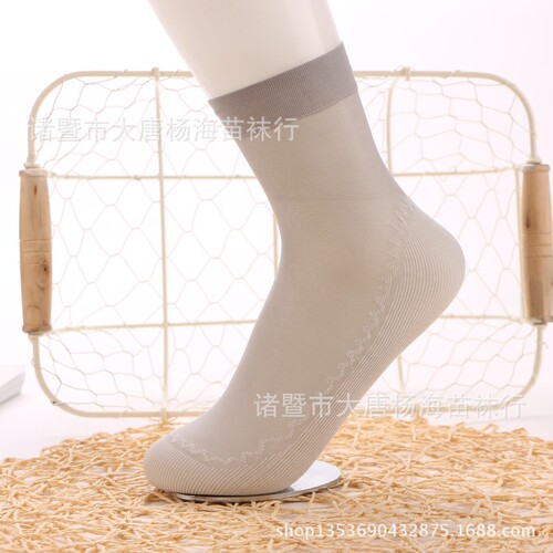 Spring and summer cotton-soled stockings for women, anti-slip, anti-slip, velvet short stockings, wholesale sweat-absorbent, non-slip stockings, street stall supply