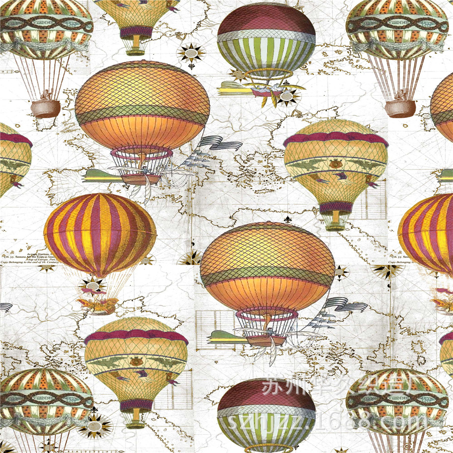 厂家直供 300D印花牛津布 PVC压延布箱包童车帐篷布料防水布