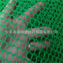 白色菱形孔塑料防护网，六角孔塑料围网厂家
