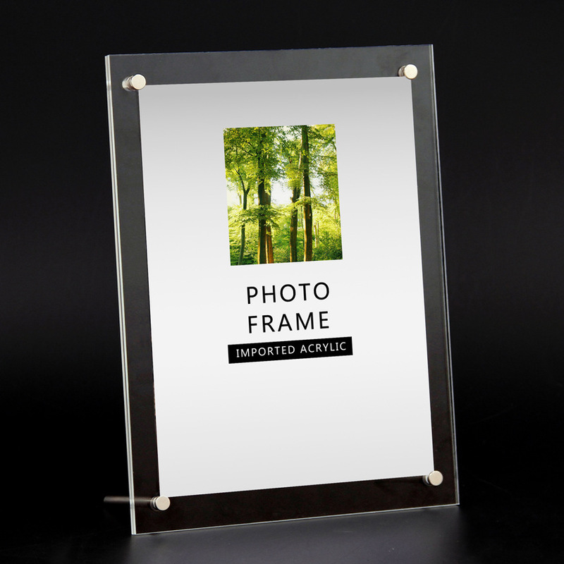Cross-border acrylic photo frame A4 authorization certificate medal award frame Crystal photo frame decoration A3 business license frame