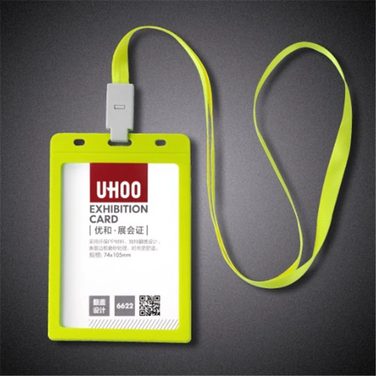 Big work card holder, badge, strap