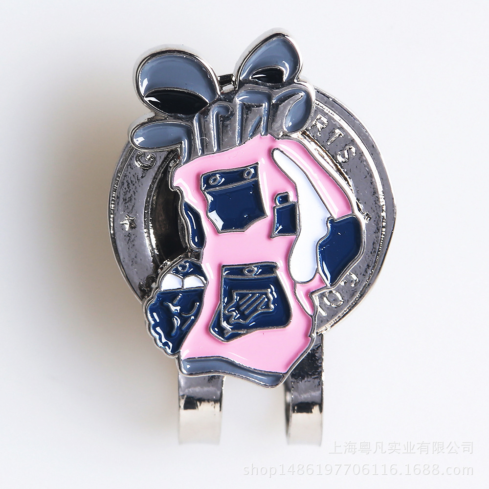 Auto-Suministro de fábrica en stock suministros de golf accesorios clip de imán de metal para consulta de dibujo clip de sombrero de golf