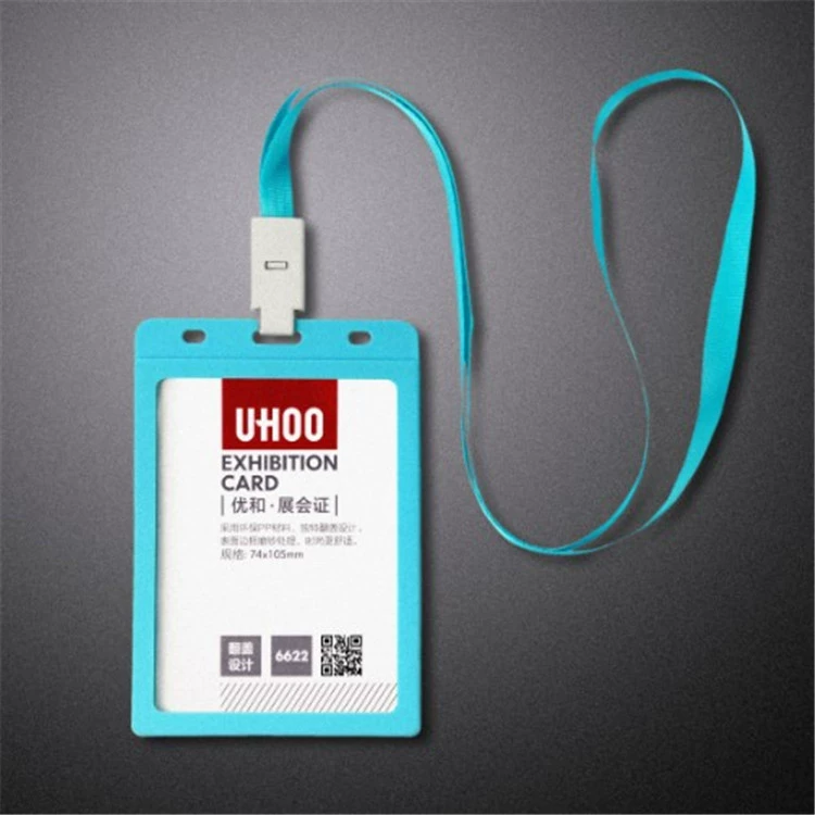 Big work card holder, badge, strap