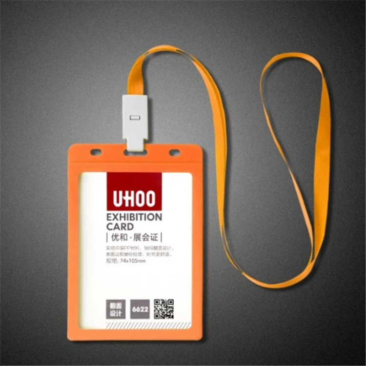 Big work card holder, badge, strap