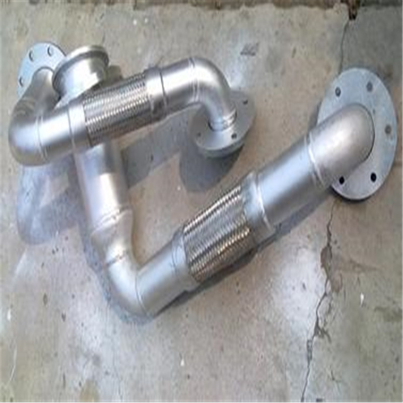 异形 直角90度弯头外螺纹金属软管/不锈钢304法兰金属波纹软管