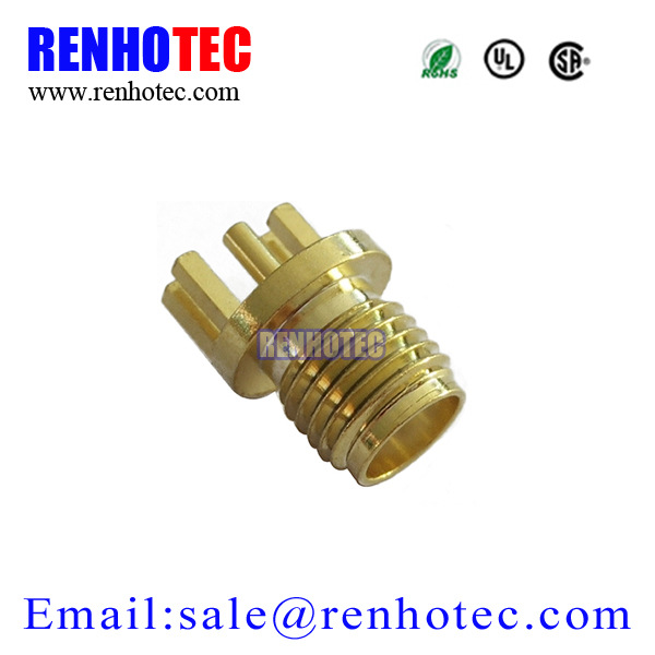 SMA卡板式连接器 接113线接头母座 现货大量供应