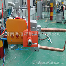 C型X型中频一体悬挂式点焊机山东咏旭厂家汽车外壳焊接机中频高效