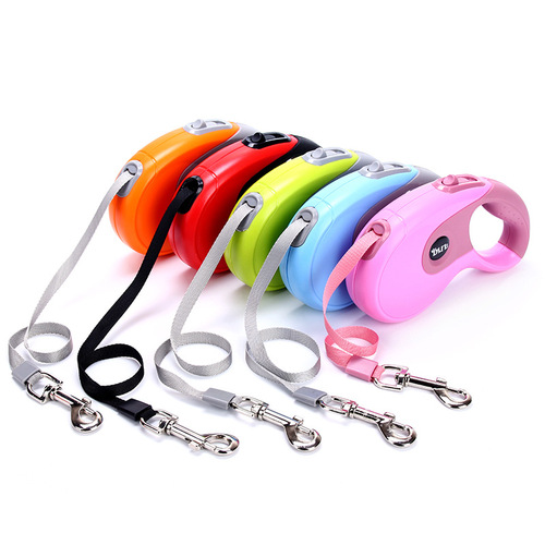 Cross-border dog leash anti-slip rubberized automatic retractable leash dog chain pet adjustable harness