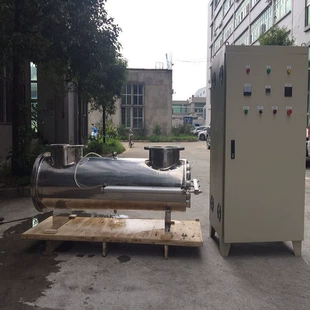 Проточный УФ-стерилизатор HRX-UV-200TD4 160 Вт для воды в аквакультуре