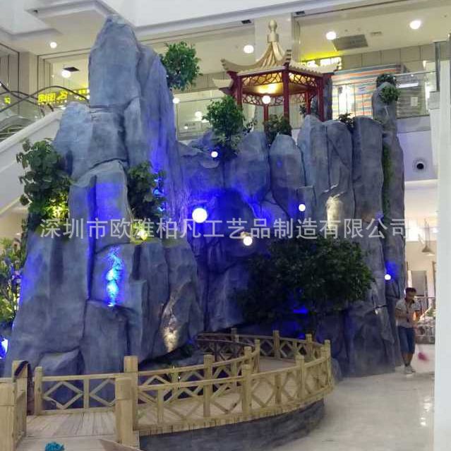大型塑石假山水泥钢筋石头公园海洋乐园泳池园林景观雕塑仿真户外