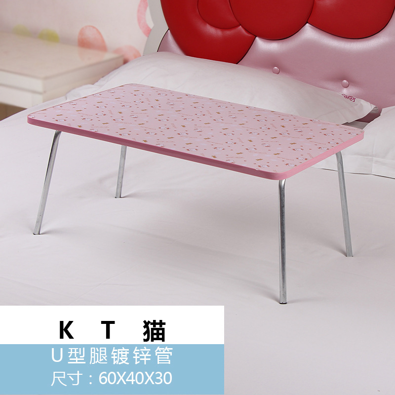 Folding Lazy Laptop Desk for Student Dormitory Desk, Writing Small Table, Study Table, Wholesale Bed Table