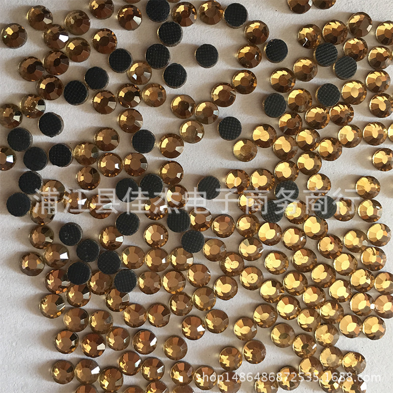 厂家直销 烫钻 仿捷克钻DMC中东钻服装辅料（LCT TOPAZ水晶黄）