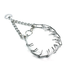 Manufacturer's Metal Iron Dog Necklace with Detachable Training Collar, Choke Collar, Pet Accessory Collar