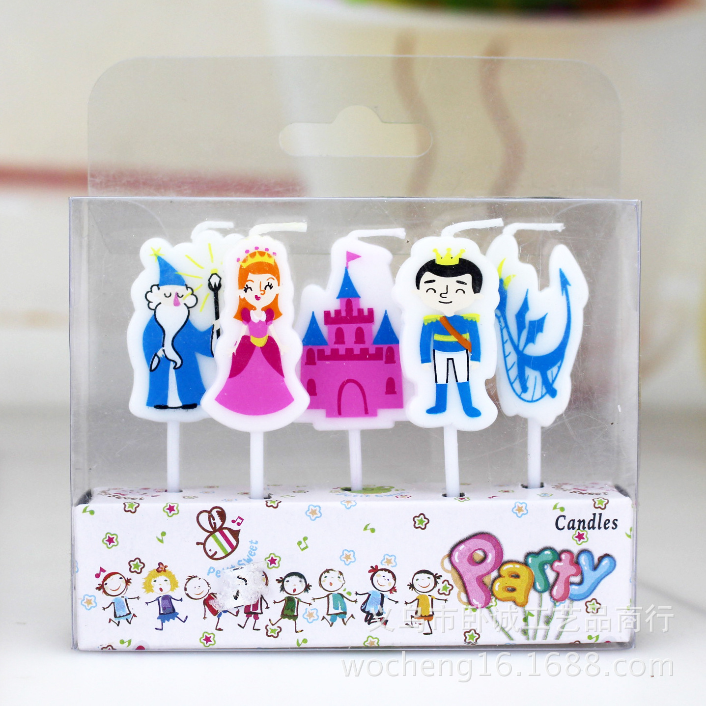 Lindo pastel de cumpleaños de dibujos animados vela creativa niños pastel de hornear decoración cera cumpleaños vela al por mayor