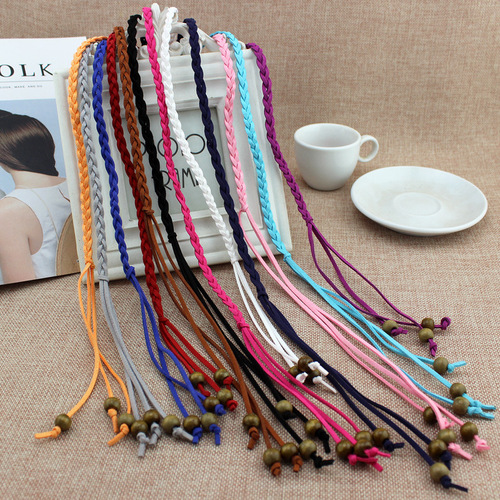 New Retro Tied Dress with Decorative Belt, Belt, Fashion Women Woven Waist Rope, Multicolor, One Piece Shipping