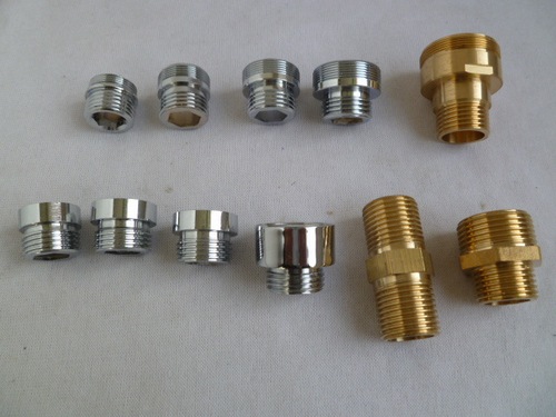 4 6 points/M18 20 22 24 28 32mm internal and external fine thread faucet accessories thread conversion copper connector