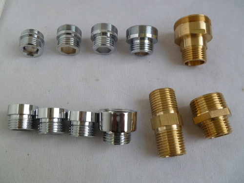4 6 points/M18 20 22 24 28 32mm internal and external fine thread faucet accessories thread conversion copper connector