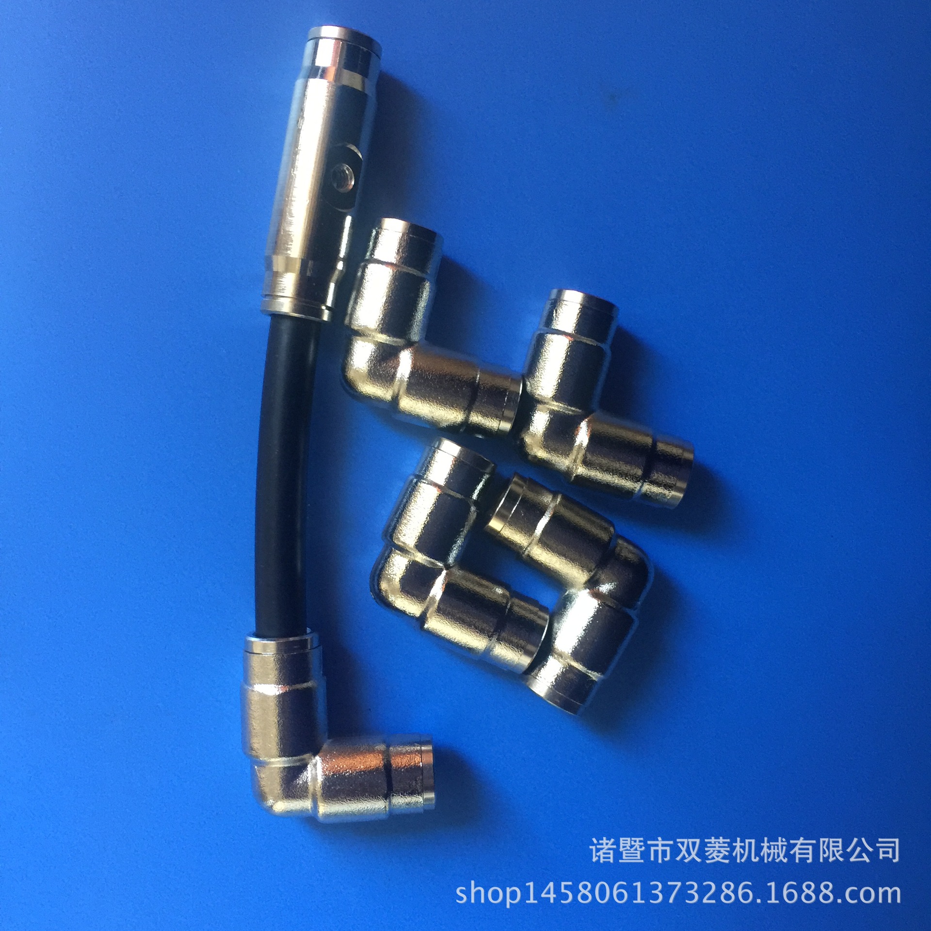 加湿器喷嘴用弯头 快插接头3/8 加湿器快插式弯头零件批发