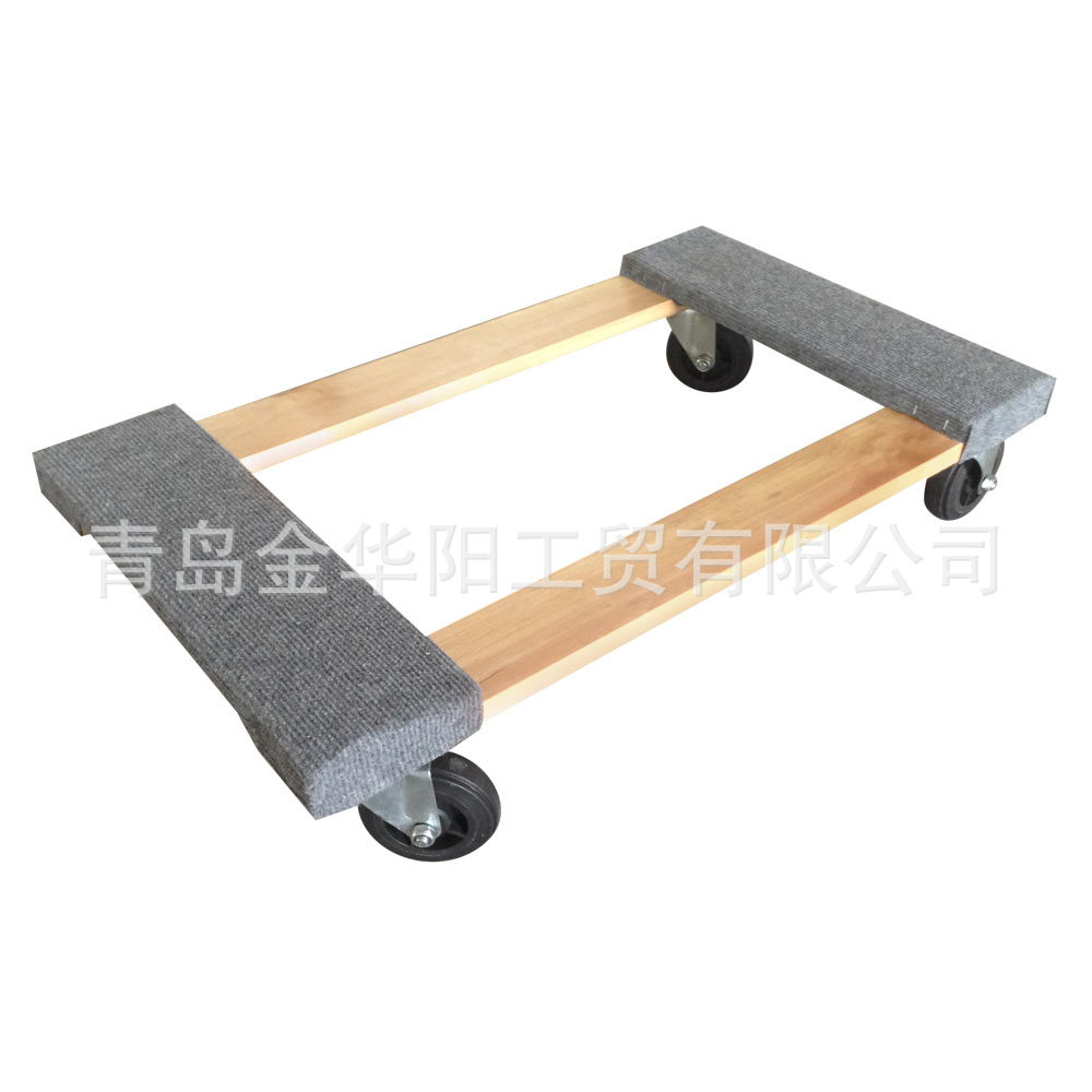 木制轻型搬家工具车HW7646-4pp搬家器木台车 出口欧美国家