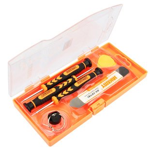 7-in-1 mobile phone repair hardware tool combination screwdriver suit JM-8141 stainless steel thin pry screwdriver