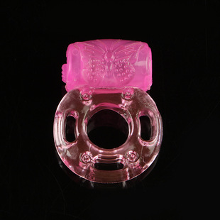 Fire Egg Male Lock Fine Ring Crystal Butterfly Long Lasting Penis Delay Ring Masturbator Couple Sharing Vibrator