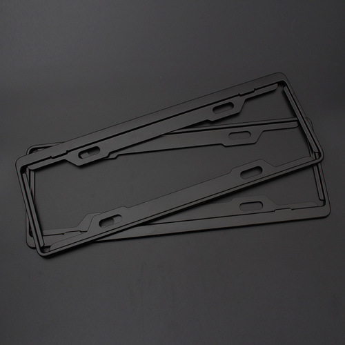 Factory Direct Supply New Regulations Color Aluminum Alloy Aviation Aluminum License Plate Frame License Plate Frame License Plate Frame Thick Model