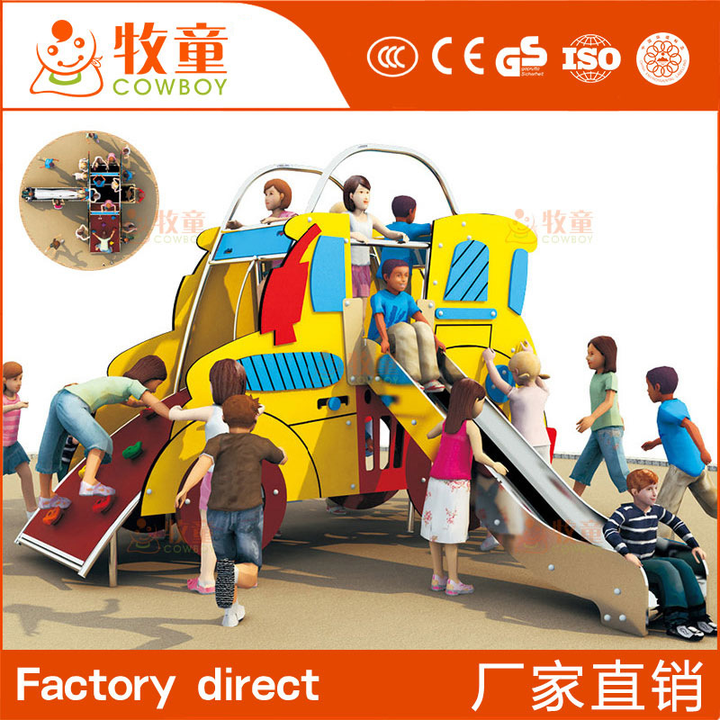 Los niños al aire libre tobogán parque comunitario parque infantil combinación diapositiva kindergarten diapositiva equipo fabricante