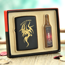 恒星D12-1638两件套煤油打火机带小油礼品广告激光刻字厂家直销批