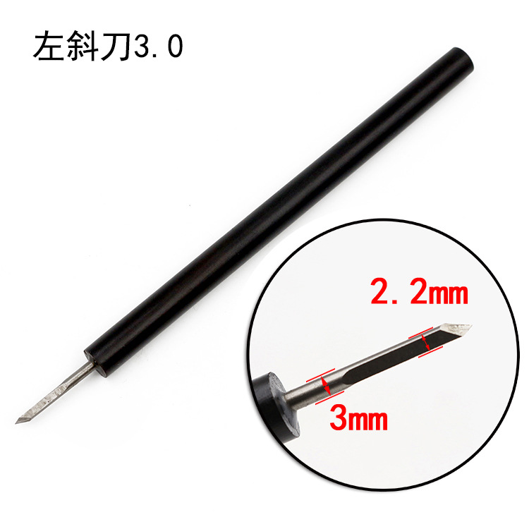 唐氏工具 手工核雕刀 橄榄核核桃雕刻刀木刻刀 微雕 左斜刀3.0mm