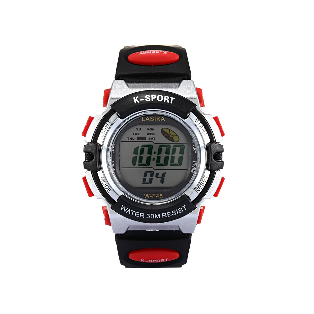 Цифовые часы, водостойшие детские спортивные часы, Aliexpress, три цвета