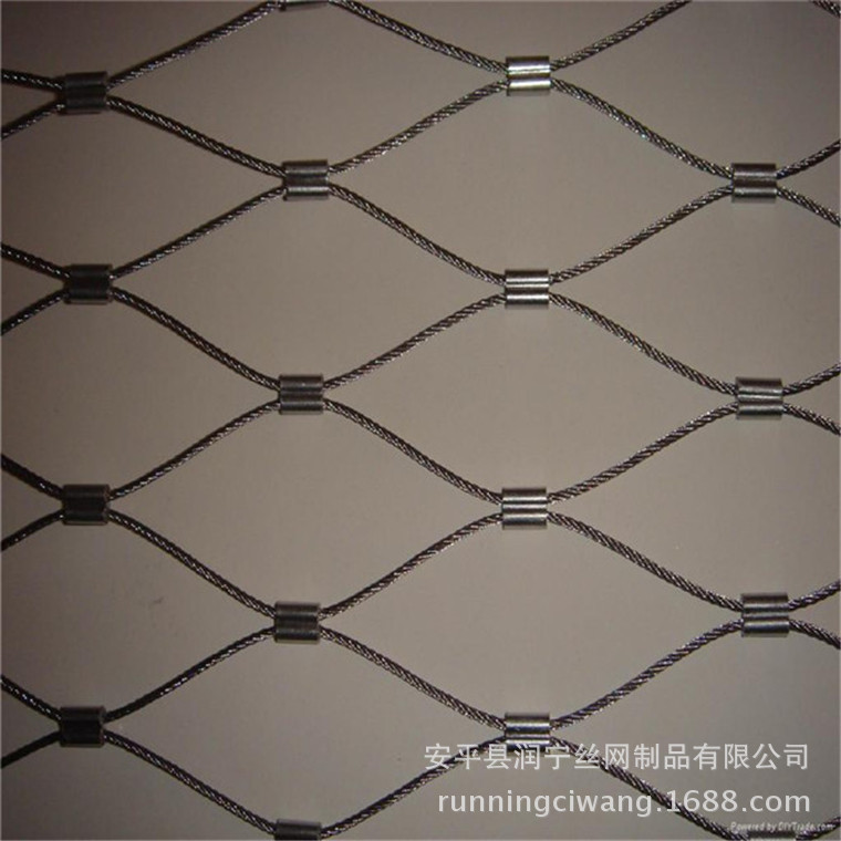 不锈钢卡扣绳网多领域适用安装防护的不锈钢卡扣绳网