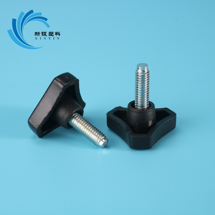 新银塑料直销调节脚 桌椅塑料调节脚  三角形调节脚 pp塑料调节脚