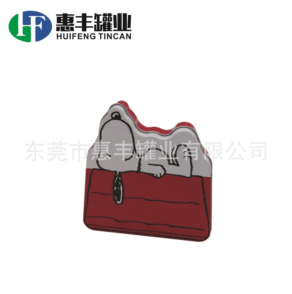 供应狗仔型铁盒 首饰收纳盒 外贸礼品铁盒 异形马口铁罐tin box