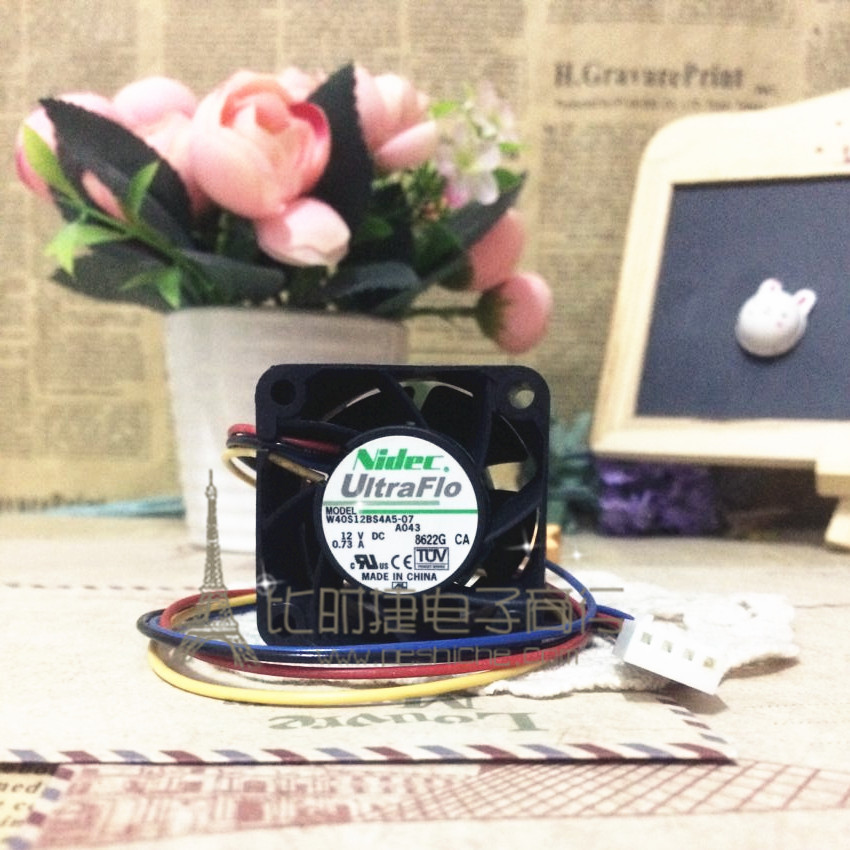 日本电产Nidec 4028 12V 0.73 1U服务器主板风扇 W40S12BS4A5-07