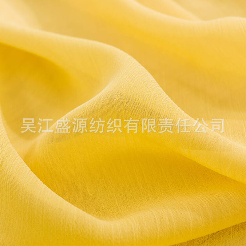 75d顺纡绉乔琪睡衣条纹绉布料雪纺衬衫女职业上衣花面料清凉