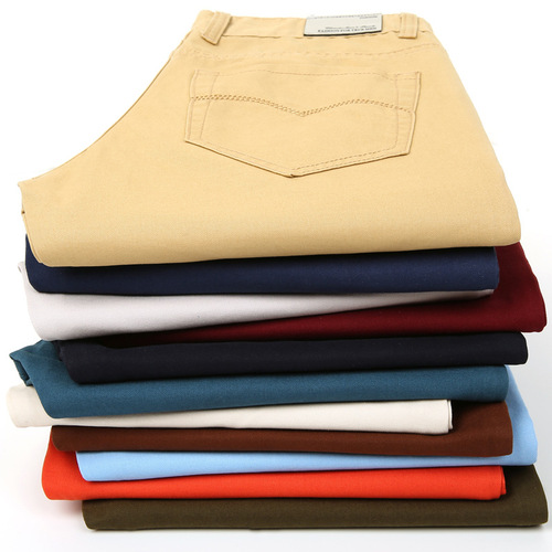 Spring and Summer Men's Casual Pants: Fashionable Korean-style Trendy Men's Wear – Slim-fit, Straight-leg, Pure Cotton Long Pants for Young Men
