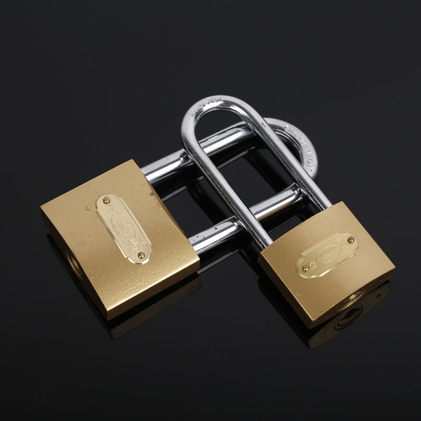 Long beam imitation copper -hanging lock thick lock body anti -theft…