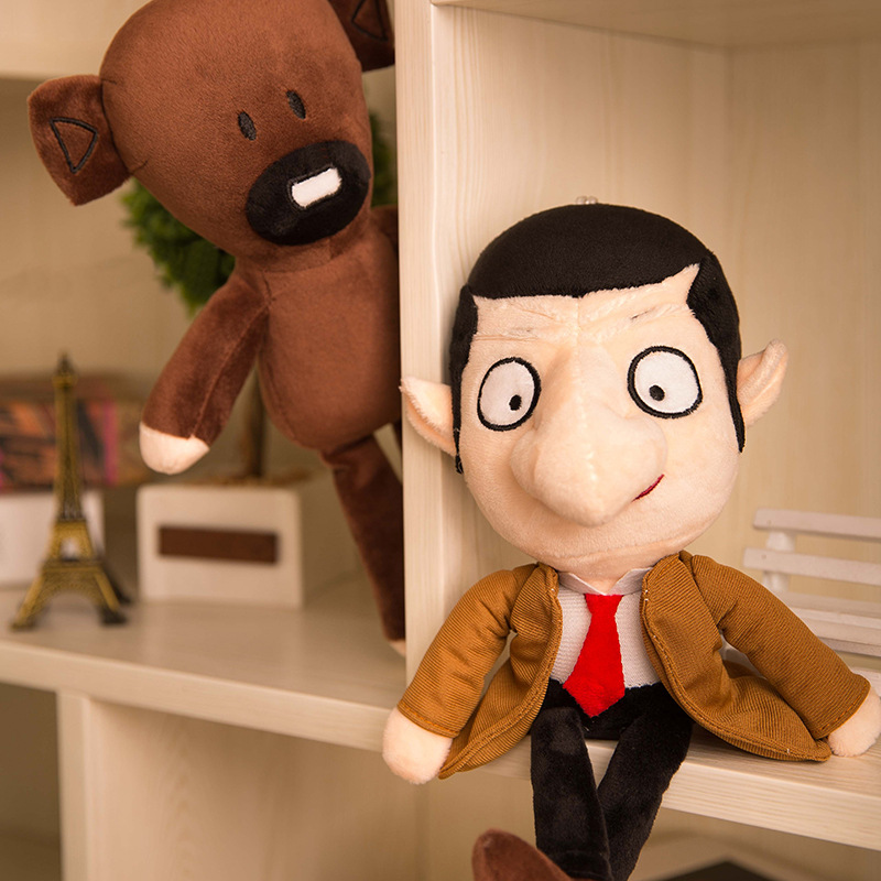 No. Dos productos vendedores calientes de dibujos animados cerdo Mr. Bean oso peluche juguete muñeca al por mayor gran cantidad congyo image 2